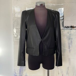 SET Black Leather Jacket